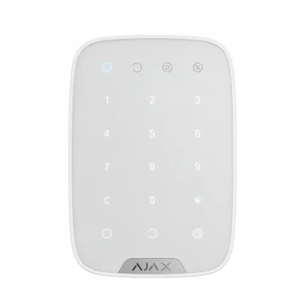 Ajax KeyPad Jeweller beyaz kablosuz dokunmatik tuş takımı