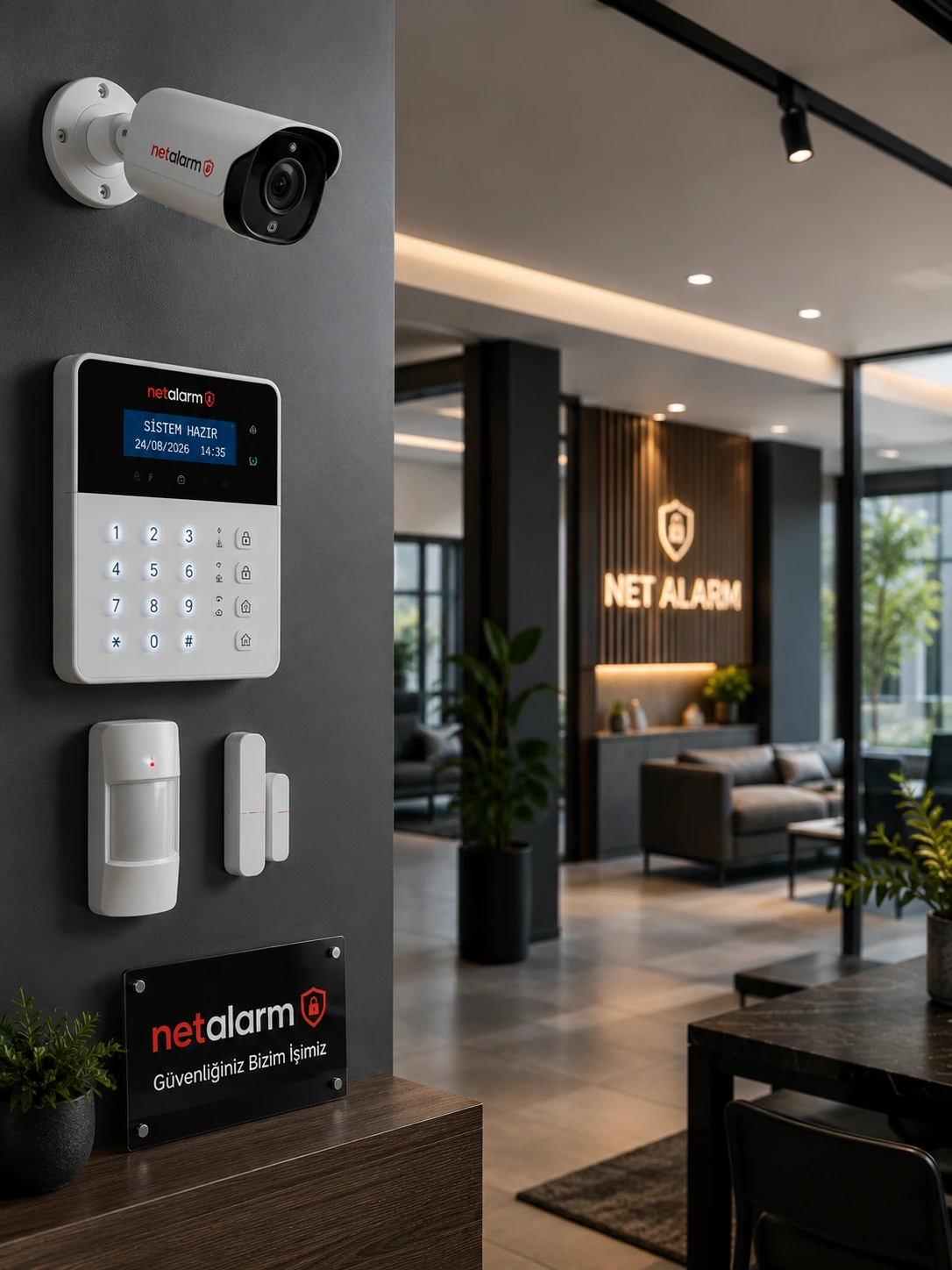 Net Alarm kamera ve alarm güvenlik sistemleri