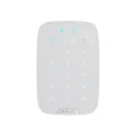 Ajax KeyPad Plus Jeweller beyaz kablosuz dokunmatik tuş takımı