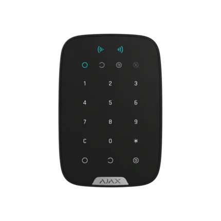 Ajax KeyPad Plus Jeweller siyah kablosuz dokunmatik tuş takımı