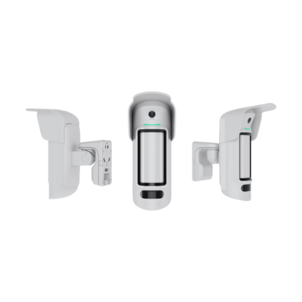 Ajax MotionCam Outdoor HighMount PhOD Jeweller farklı açılardan görünüm